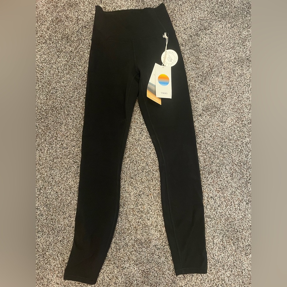 Vuori Black Leggings nwt xxs black